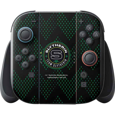 Wizarding Worlds Harry Potter Team Slytherin Nintendo Switch 2 (2025) with Joy-Con Skin